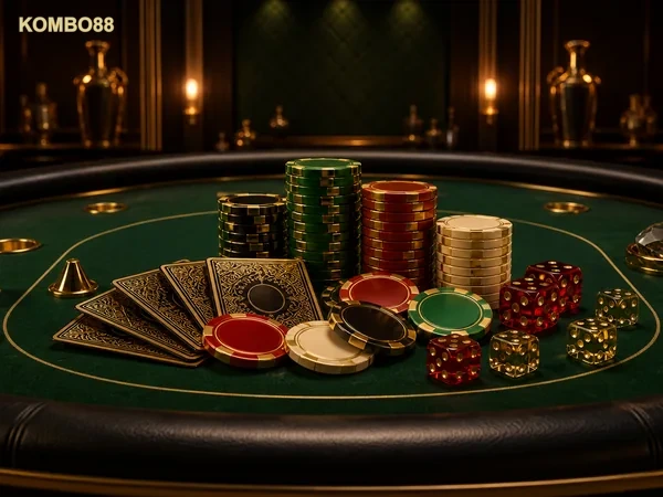 Tampilan Virtual Casino kombo88 yang rapi dan mudah dinavigasi